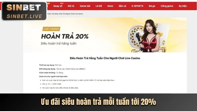 Hình ảnh khuyến mãi hoàn trả siêu khủng